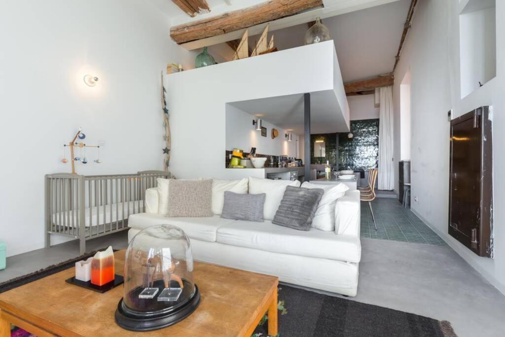 尼斯06J - Superb Duplex Loft With Ac - Sea View公寓 外观 照片